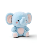 Blue Elephant Plush Stuffed Animal – 8-Inch Cute Soft Baby Elephant Toy for Infants Toddlers ST14123