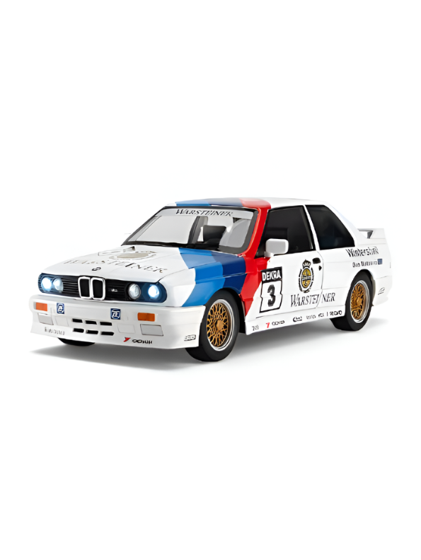 BMW E30 M3 DTM Race Car Diecast Model 1:24 Scale – Acrylic Display Case.
