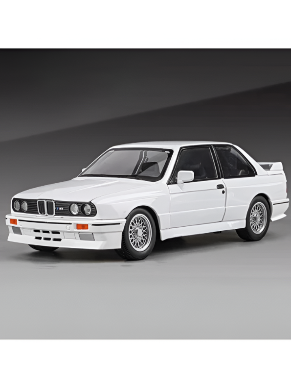 BMW M3 E30 Diecast Model Car |  1:24 Scale Collectible Replica Alloy Car MD581.