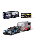 BMW M4 GT3 RC Drift & Racing Car with Trailer & Acrylic Display Box Black (2.4GHz) MD570