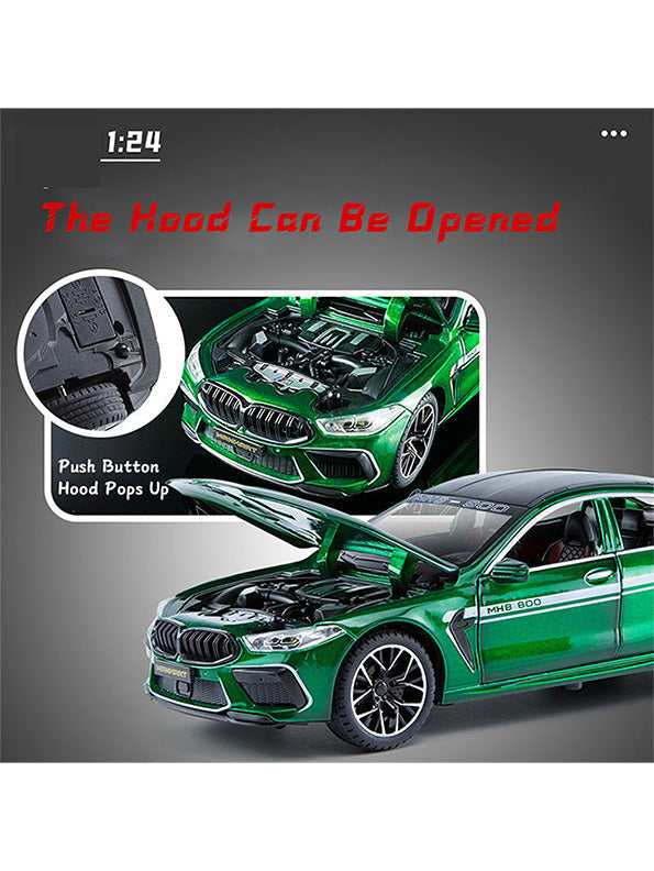 BMW M8 MH8 800 Model Diecast Car 1:24 Scale - Green (TV-S-24) - Toyloft