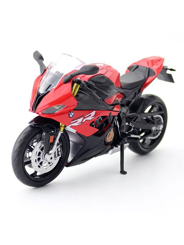 BMW S1000 RR Metal Model Diecast Bike - Red - MD - Scale 1:12 - Big Size - Toyloft