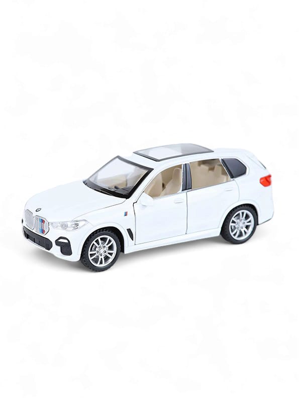 BMW X5 Metal Model Diecast Car - White Scale 1:32 (MD-M-14) - Toyloft