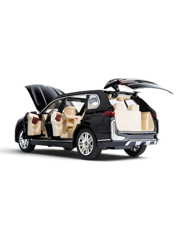 BMW X7 Alloy Diecast Model Car 1:24 Scale | Pull Back Toy Car with Sound, Light & Spray Effect | Metal Toy TV5279