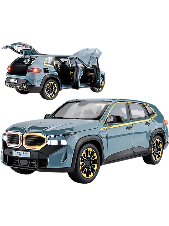 BMW XM Diecast Metal Toy Car Model 1:32 Scale Alloy Model Car with Acrylic Display Box MD27