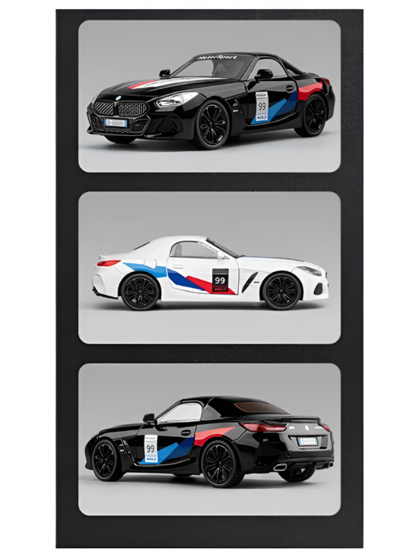 BMW Z4 Diecast Alloy Model Car 1:24 Scale Collectible Vehicle – Premium Metal Car Model MD599