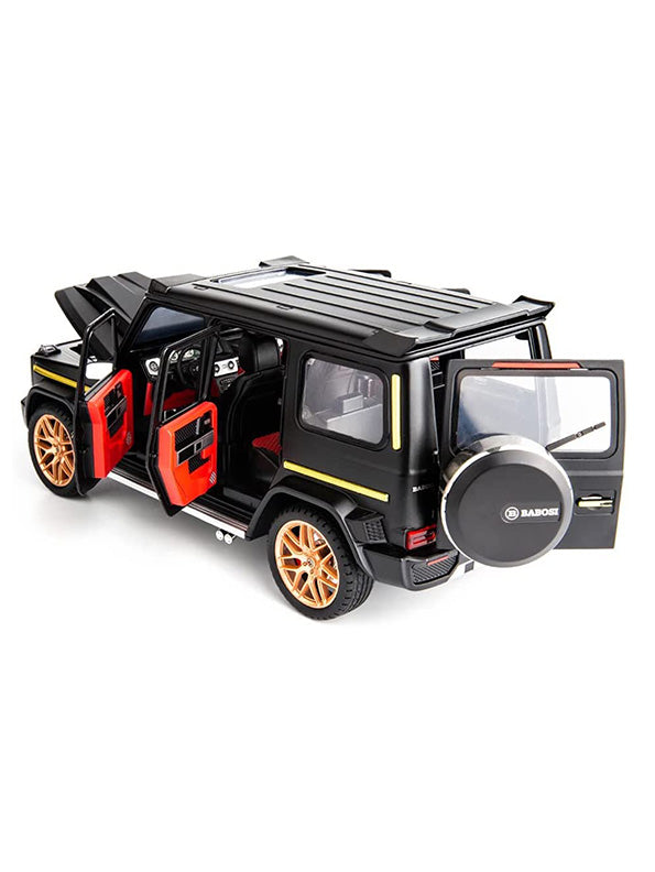 Brabus 800 Metal Model Diecast Car Lights Sound And Openable Doors - Black - Toyloft