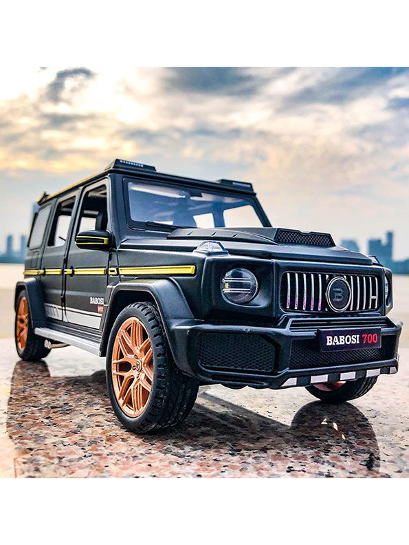 Brabus 800 Metal Model Diecast Car Lights Sound And Openable Doors - Black - Toyloft
