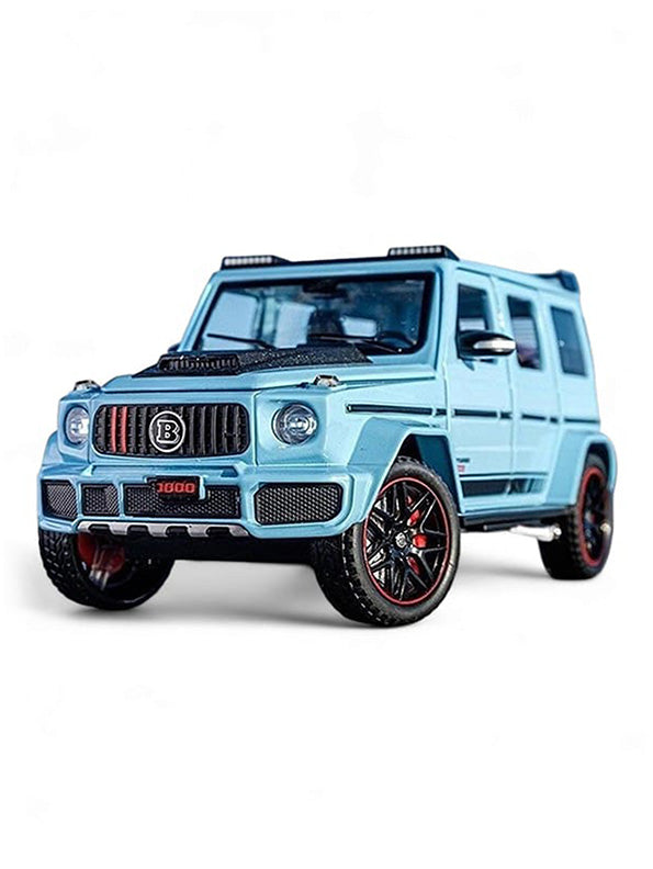 Brabus 800 Metal Model Diecast Car Lights Sound And Openable Doors - Blue - Toyloft