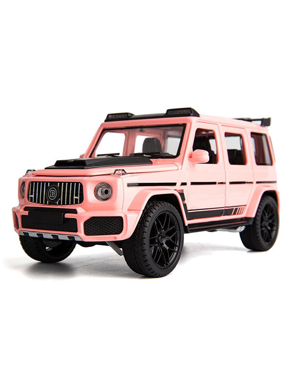 Brabus 800 Metal Model Diecast Car Lights Sound And Openable Doors - Pink - Toyloft