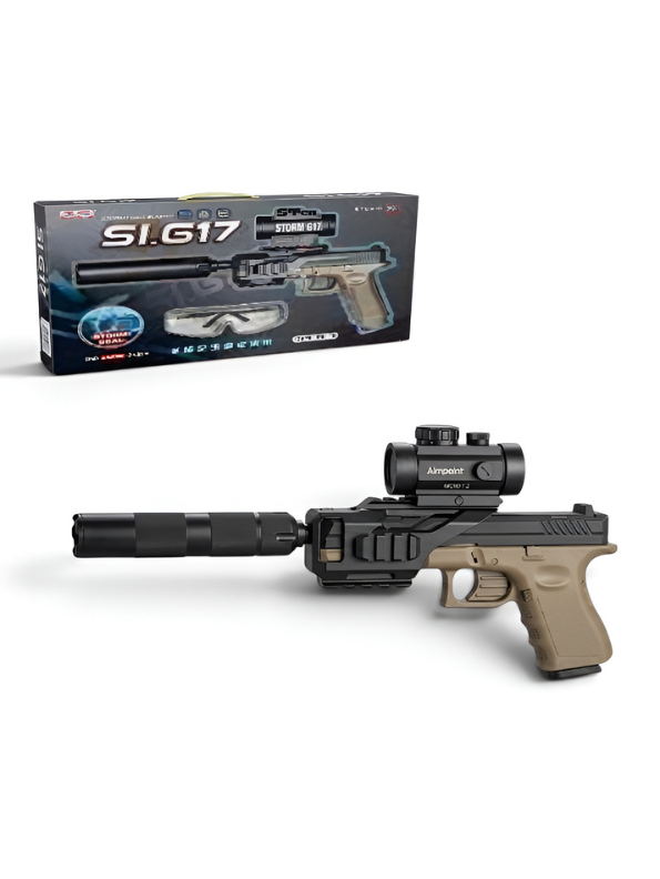 Brown Tactical SI Style G17 Water Gel Blaster Toy TV6304