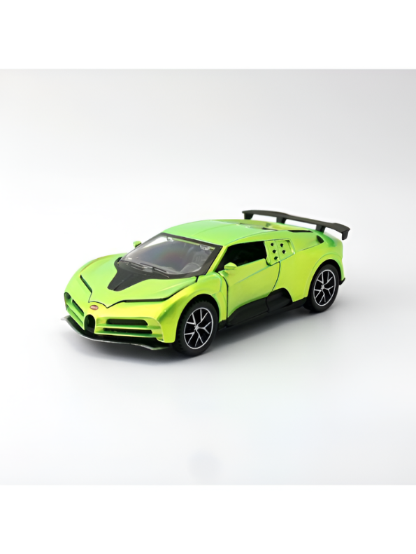Bugatti Centodieci Diecast Car 1:32 Scale Metal Model Green Toy LMI16782
