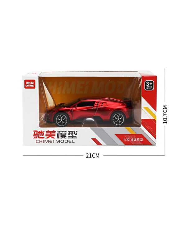 Bugatti Centodieci Diecast Car 1:32 Scale Metal Model Red Toy LMI16782