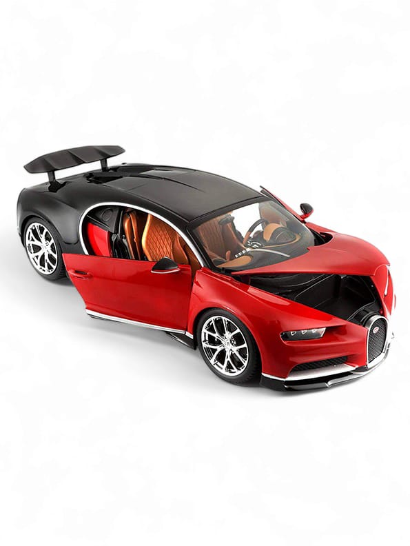 Bugatti Chiron Metal Model Diecast Car - Red Scale 1:32 (MD-17) - Toyloft