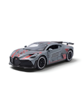 Bugatti Divo Grey 1:32 Pull-Back Toy Supercar with Lights and Sound - Diecast Metal Model.