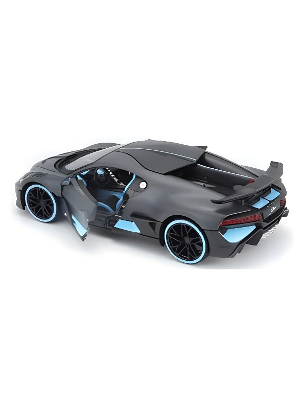 Bugatti Divo Pull Back Cars - Black Small Size Scale 1:32 (MS-May-46) - Toyloft