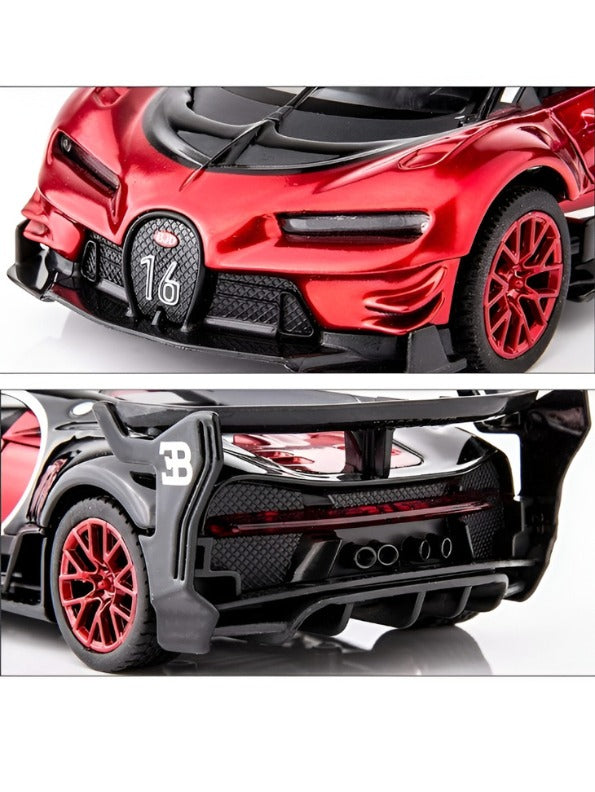 Bugatti Turismo Diecast Model Car 1:32 Scale Red MD290.