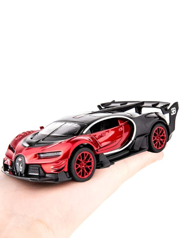 Bugatti Turismo Diecast Model Car 1:32 Scale Red MD290.