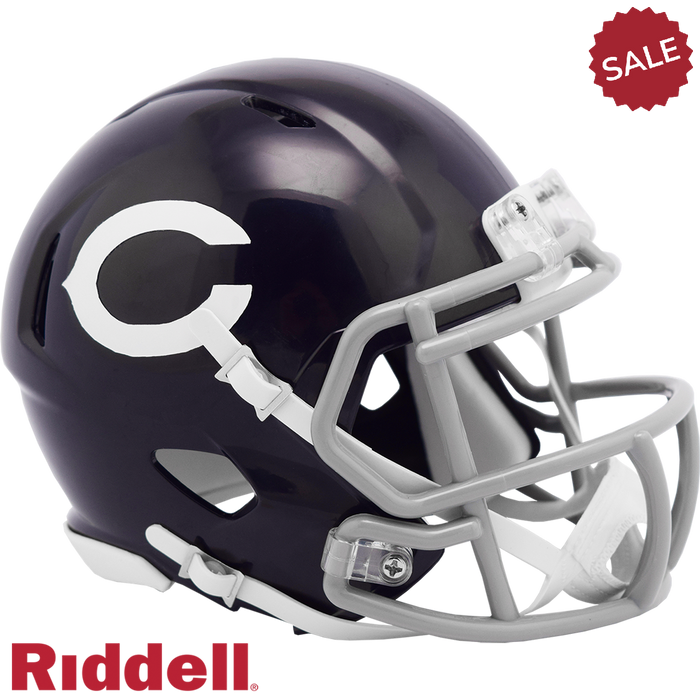Chicago Bears Helmet Riddell Replica Mini Speed Style Color Rush 60's Classic-0