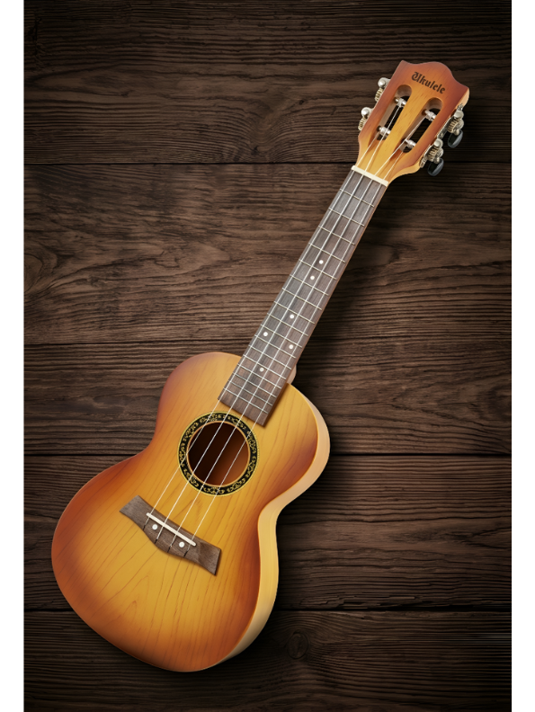 Classic Concert – Premium 4-String Acoustic Mini Guitar for Beginners LMI2151