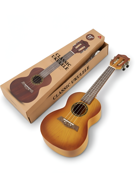 Classic Concert – Premium 4-String Acoustic Mini Guitar for Beginners LMI2151
