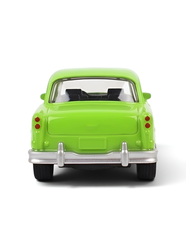 Classic Vintage Ambassador Style Sedan Toy Car  | High-Quality ABS Plastic Green TV5957.