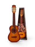 Classical Guitar Model with Stand and Case – Wooden Instrument Dollhouse Decor & Musician Gifts LMI217