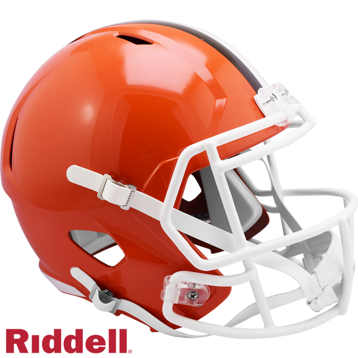 Cleveland Browns Helmet Riddell Replica Full Size Speed Style 1975-2005 T/B-0