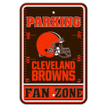 Cleveland Browns Sign 12x18 Plastic Fan Zone Parking Style CO-0
