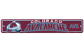 Colorado Avalanche Sign 4x24 Plastic Street Style CO-0
