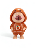 Cute Capybara Keychain - Face-Changing Figure with Hooded Design for Bags, Backpacks & Keys NOVHBC-188132.
