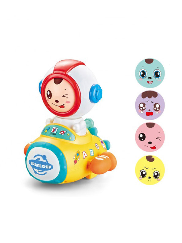Cute Face Changing Astronaut Toy For Kids | Music & Lights - Toyloft