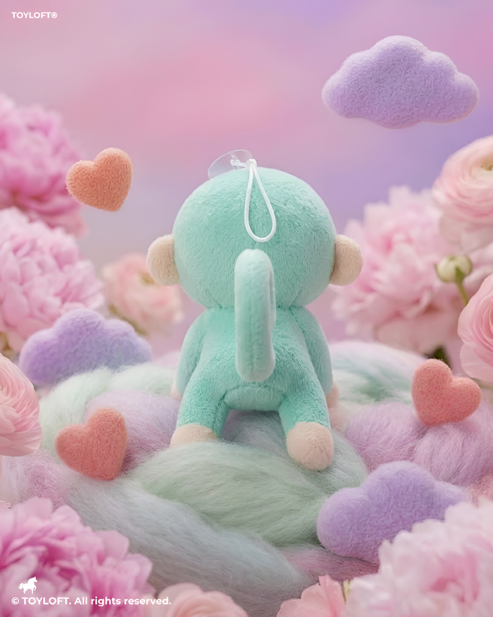 Cute Mint Green Monkey Plush Toy – 7-Inch Soft Stuffed Animal for Kids & Toddlers ST11917