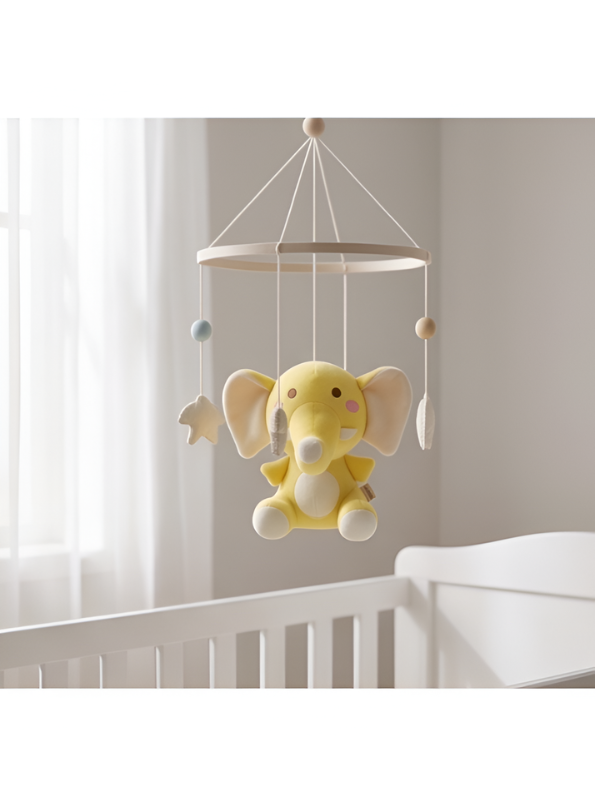 Cute Pink Elephant Plushie - 7-Inch Premium Soft Stuffed Animal Toy for Kids ST16476