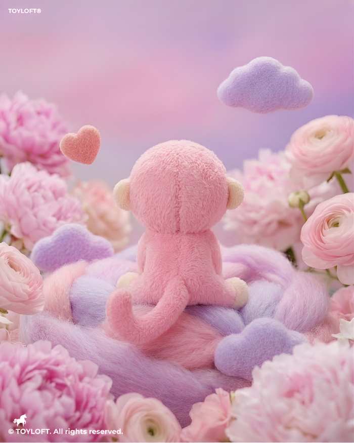 Cute Pink Monkey Plush Toy – 7-Inch Soft Stuffed Animal for Kids & Toddlers ST11917