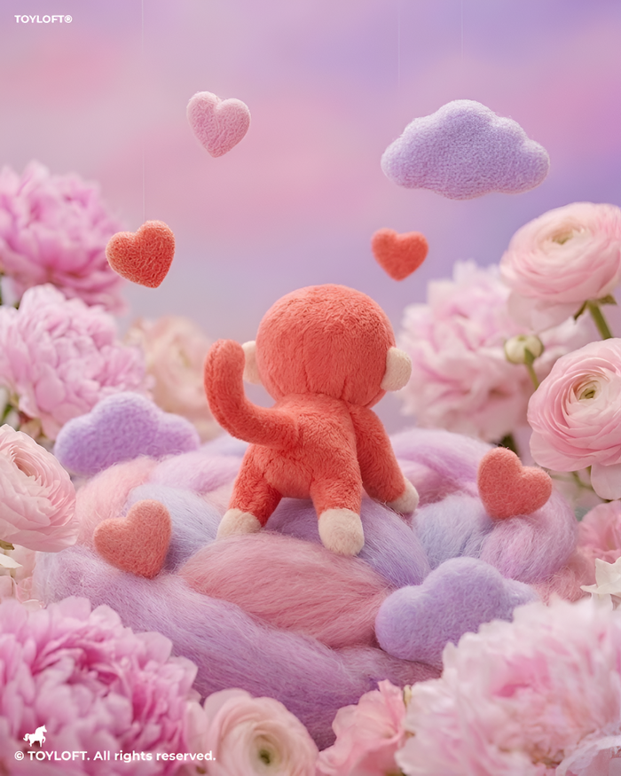 Cute Red Monkey Plush Toy – 7-Inch Soft Stuffed Animal for Kids & Toddlers ST11917