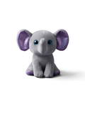 Cute Teal Elephant Soft Toy – 7 Inch Plush Stuffed Animal Grey ST11907.