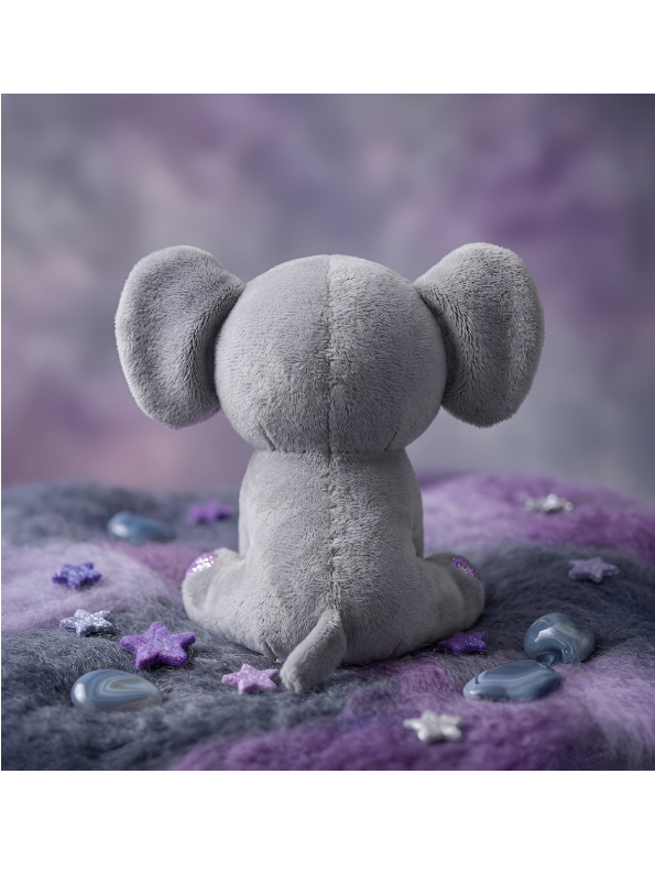 Cute Teal Elephant Soft Toy – 7 Inch Plush Stuffed Animal Grey ST11907.