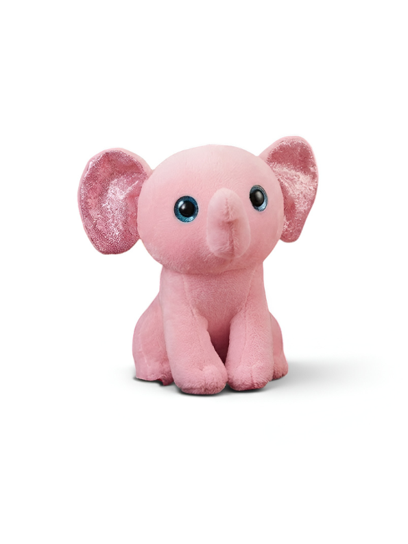 Cute Teal Elephant Soft Toy – 7 Inch Plush Stuffed Animal Pink ST11907.