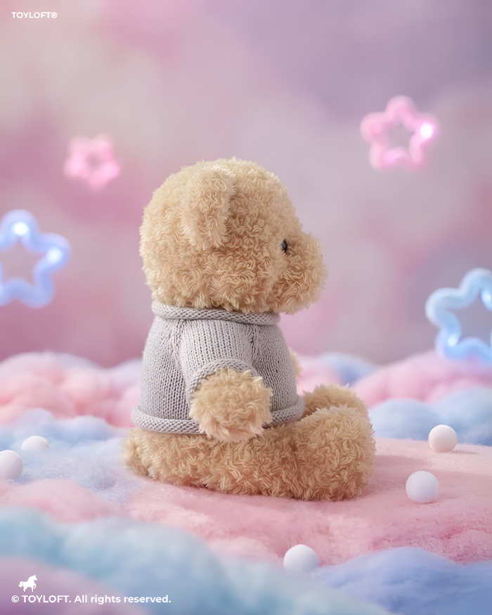 Cute Teddy Bear in Knitted Sweater Plush Toy | 8" Soft Toy For Kids ST14573