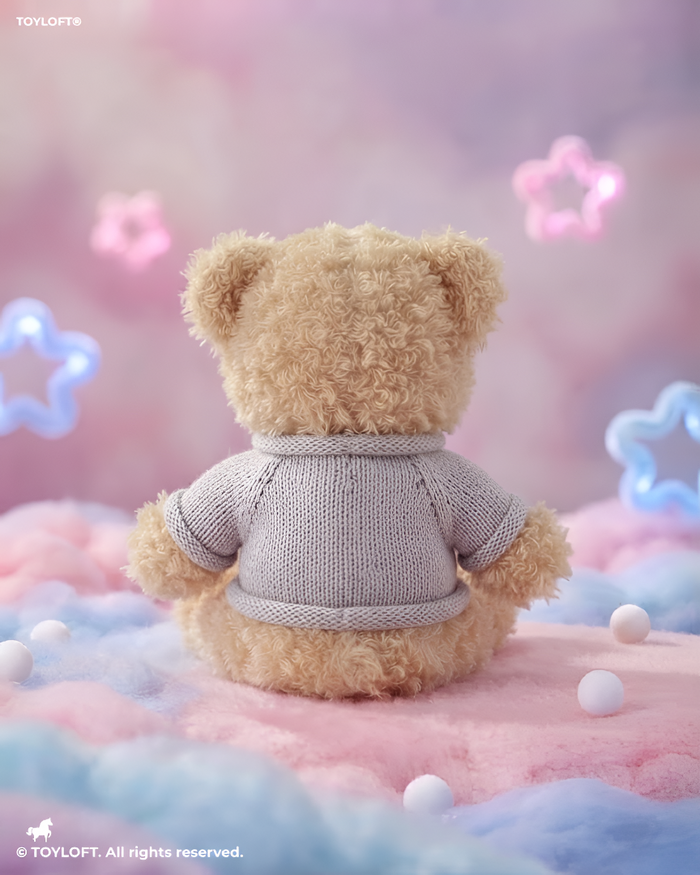 Cute Teddy Bear in Knitted Sweater Plush Toy | 8" Soft Toy For Kids ST14573