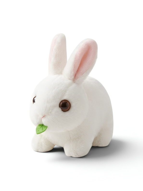 Cute White Bunny Stuffed Plush Toy – 7 Inch Soft Rabbit for Kids ST11955