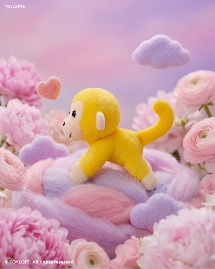 Cute Yellow Monkey Plush Toy – 7-Inch Soft Stuffed Animal for Kids & Toddlers ST11917