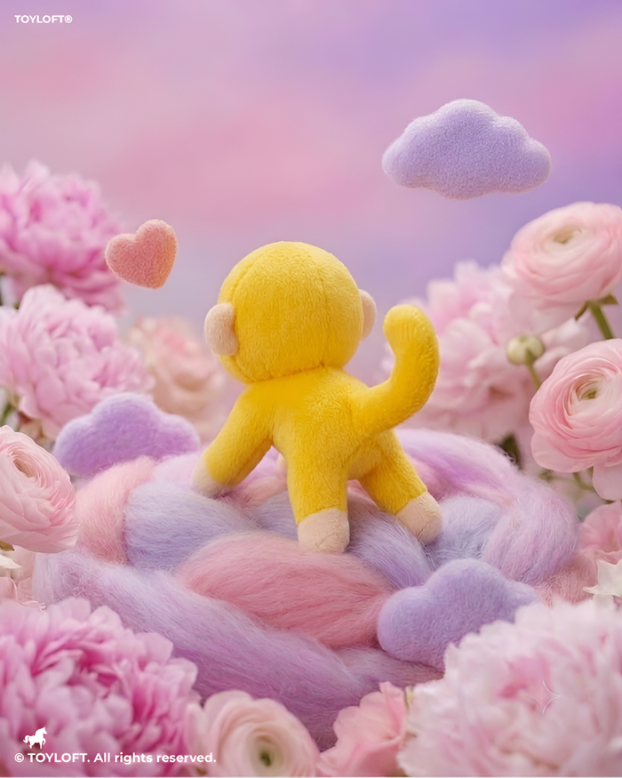 Cute Yellow Monkey Plush Toy – 7-Inch Soft Stuffed Animal for Kids & Toddlers ST11917