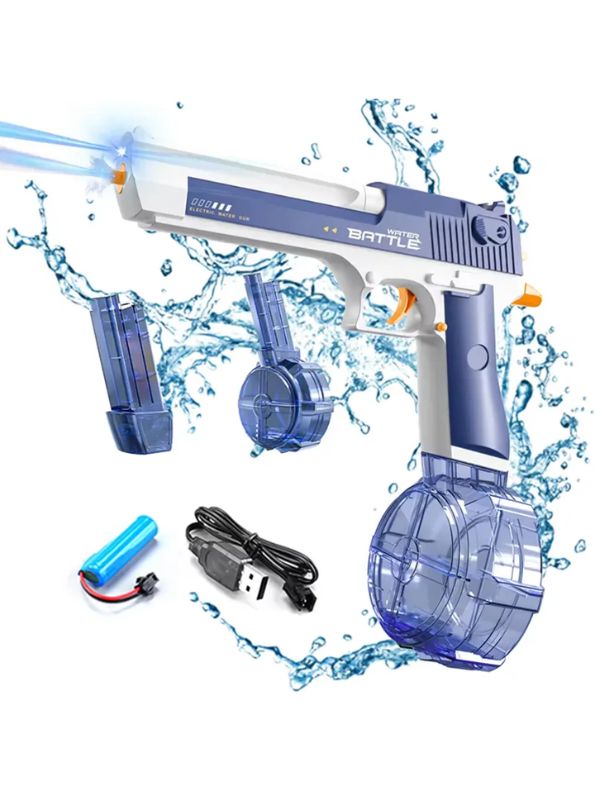 CY041 StreamBlaze TurboJet Waterproof Electric Water Gun – High-Powered, Battery-Operated Soaker for Epic Water Battles.