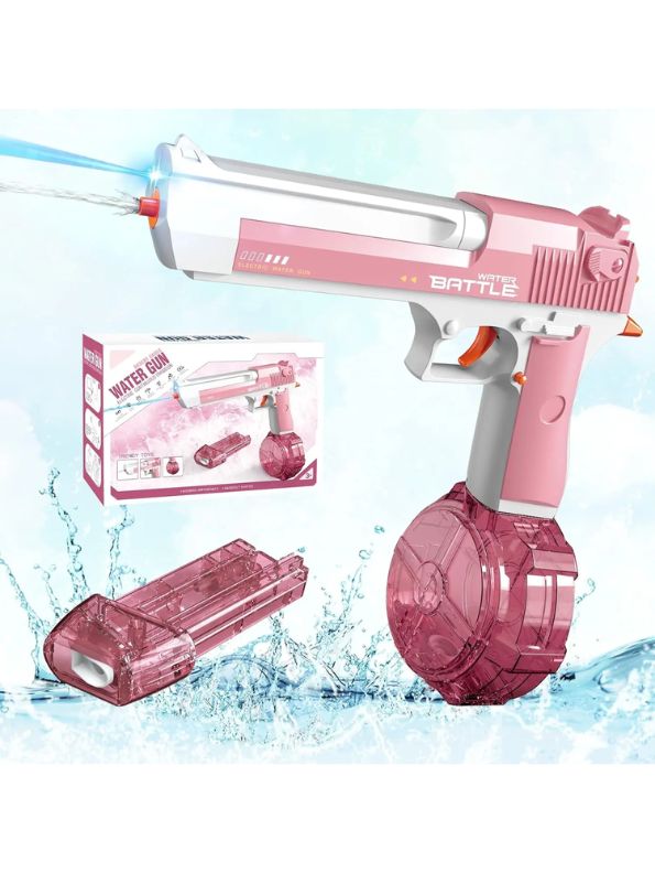 CY041 StreamBlaze TurboJet Waterproof Electric Water Gun – High-Powered, Battery-Operated Soaker for Epic Water Battles.