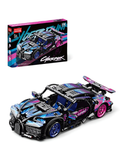 Cyberpunk Building Block Sports Car Model – 423-Piece STEM Construction Toy for Kids & Collectors TV6701