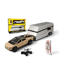 Cybertruck Diecast Car 1:32 Scale with Detachable Camper Trailer & Charging Station Gold TV5518.