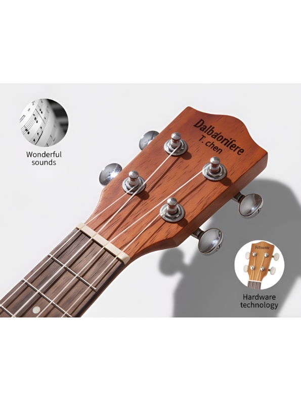 Dalbergiaodorifere Concert Ukulele – Guitar Professional Mahogany-Style Acoustic Uke for Beginners & Adults LMI2151