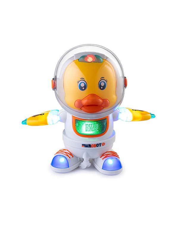 Dancing Space Duck Robot Toy For Kids - White (L-80) - Toyloft